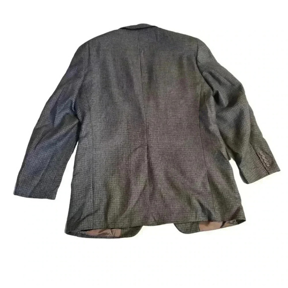 Chaps Ralph Lauren Mens Sz 44 Reg 3-Button Lined Double Vent Blazer Virgin Wool - Picture 2 of 11